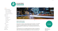 Desktop Screenshot of elektrokasper.ch